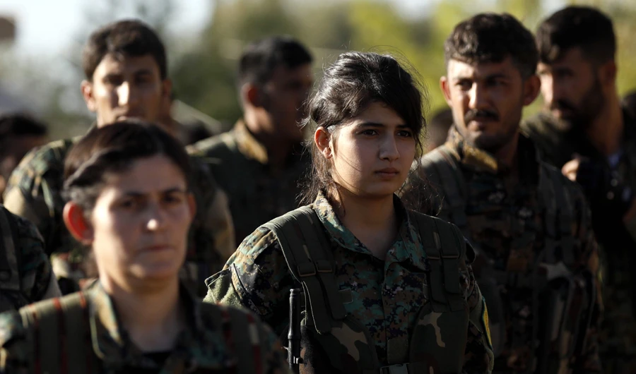 Turkey has been hugely unhappy over cooperation in Syria between the US and the People’s Protection Units (YPG), which Ankara considers a branch of the PKK. (AFP)