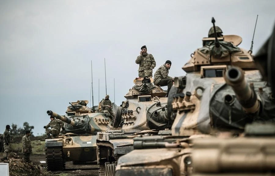 Turkey’s military has carried out two incursions into Syria against the YPG militia. (File/AFP)