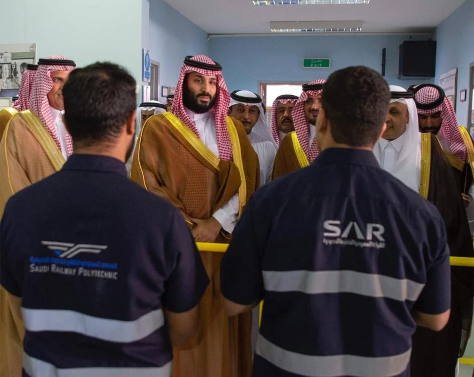 Crown prince visits Saudi Railway Polytechnic in Buraidah