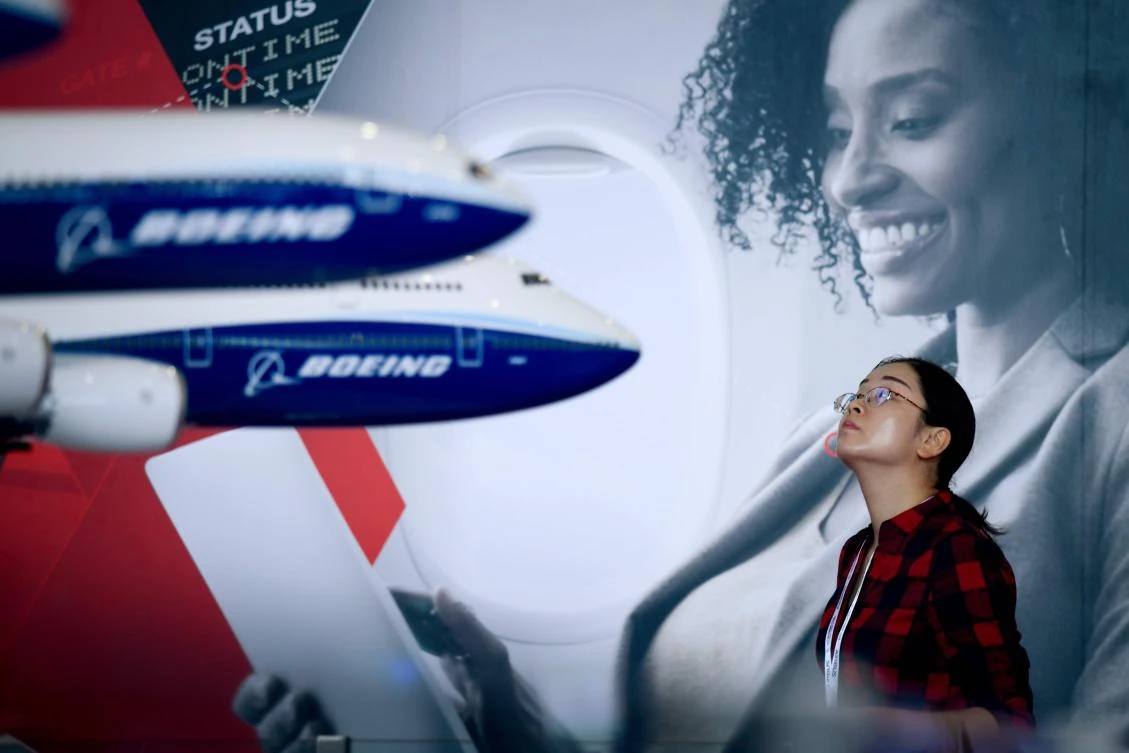 At Airshow China, the president of Boeing China said that the company was “confident” that dialogue would resume between US and Chinese negotiators. (AFP)