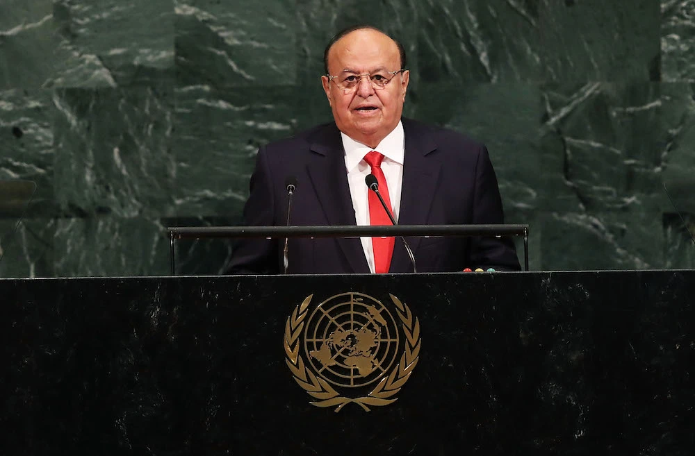 Yemeni President Abd Rabbu Mansour Hadi. (AFP)
