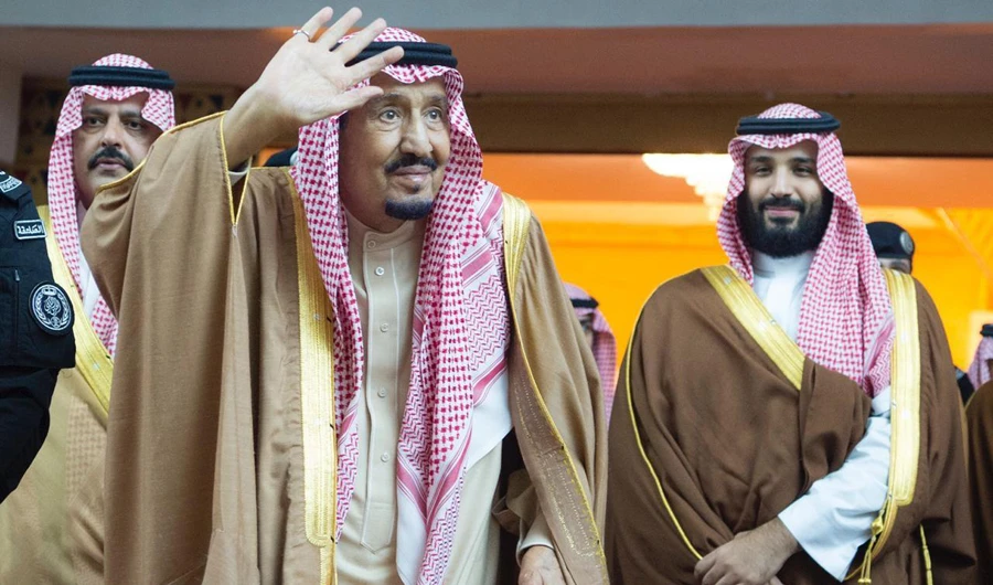 King Salman arrived in Hail on Wednesday. (SPA)