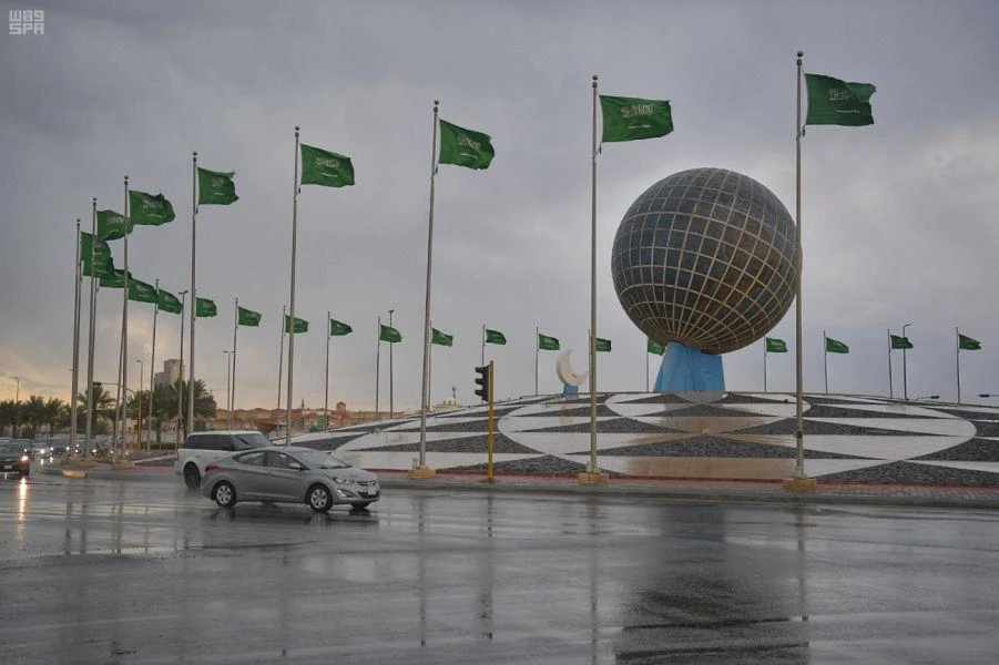 Heavy rainfall lashed Jeddah on Thursday and Friday. (SPA)