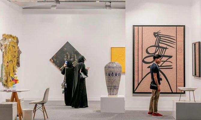 An exhibit at last year’s edition of Abu Dhabi Art. (abudhabiart.ae)