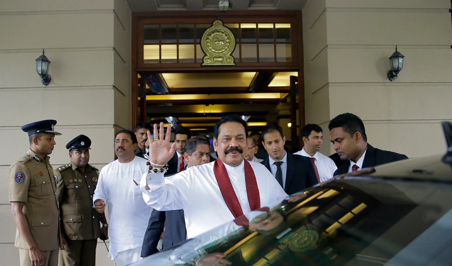 Mahinda Rajapaksa was installed as Prime Minister last month. (AP)