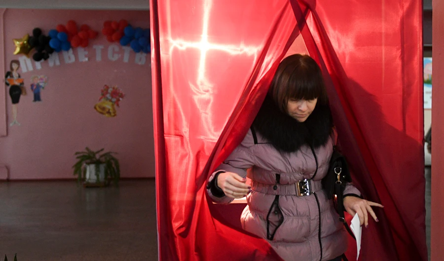 the separatists say the vote is a key step toward establishing full-fledged democracy in the regions. (AP)