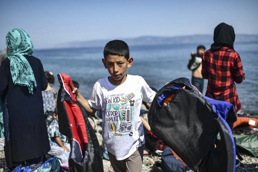 Migrants still try to cross into Greece from nearby Turkey in the hopes of making their way to other European countries. (File/AFP)