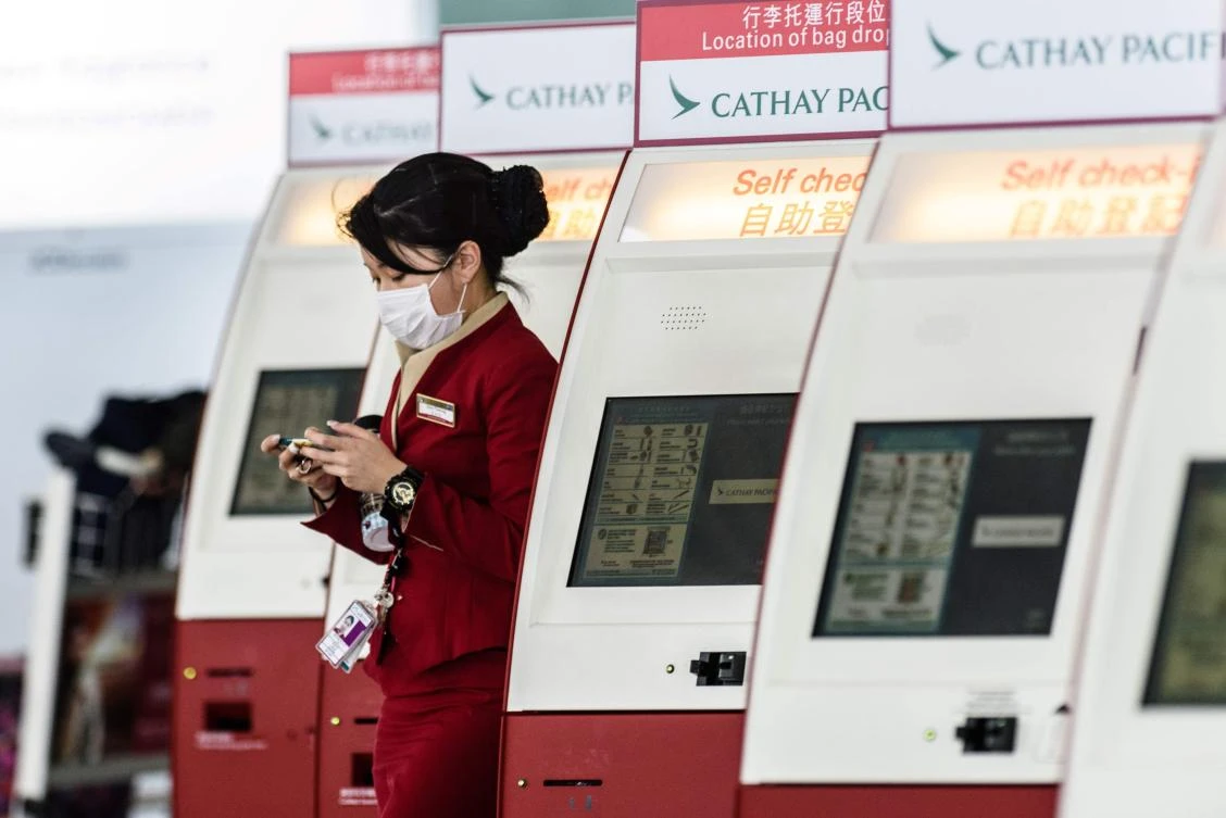 The Cathay Pacific data breach lasted for three months, the Hong Kong carrier admitted. (AFP)