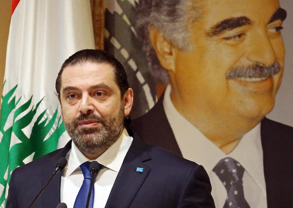 Lebanese Prime Minister-designate Saad Hariri speaks during a news conference in Beirut on Nov. 13. (Reuters)