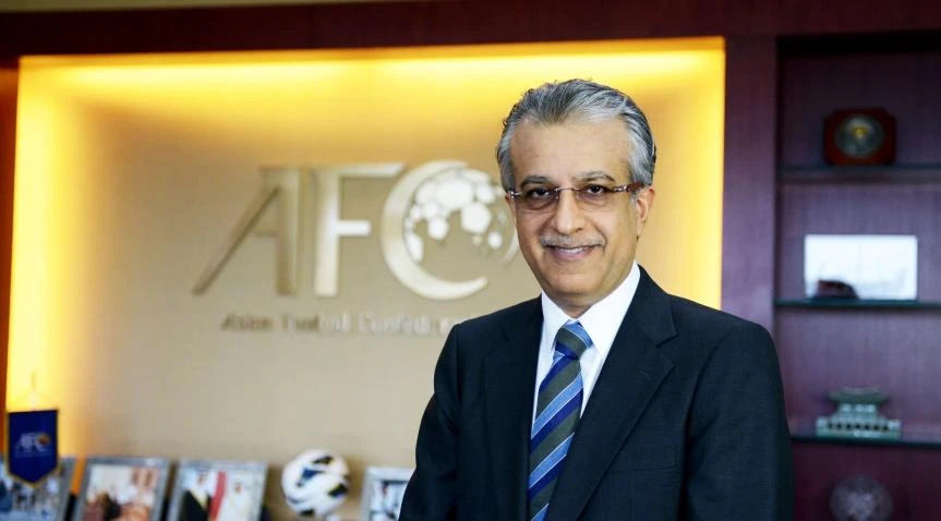 The Asian Football Confederation president Sheikh Salman bin Ibrahim Al-Khalifa of Bahrain. (AFC)