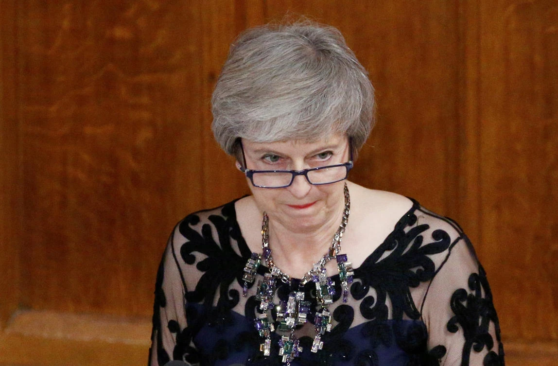 British Prime Minister Theresa May’s office said the Cabinet would hold a special meeting Wednesday to consider the proposal. (AFP)