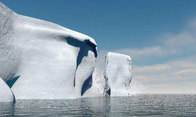 Crater bigger than Paris is discovered under Greenland ice