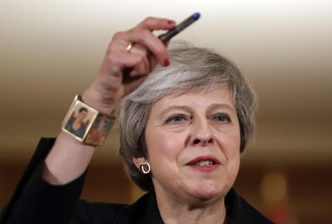 British Prime Minister Theresa May said if politicians reject her Brexit deal, it will set the country on ‘a path of deep and grave uncertainty.’ (AP Photo)