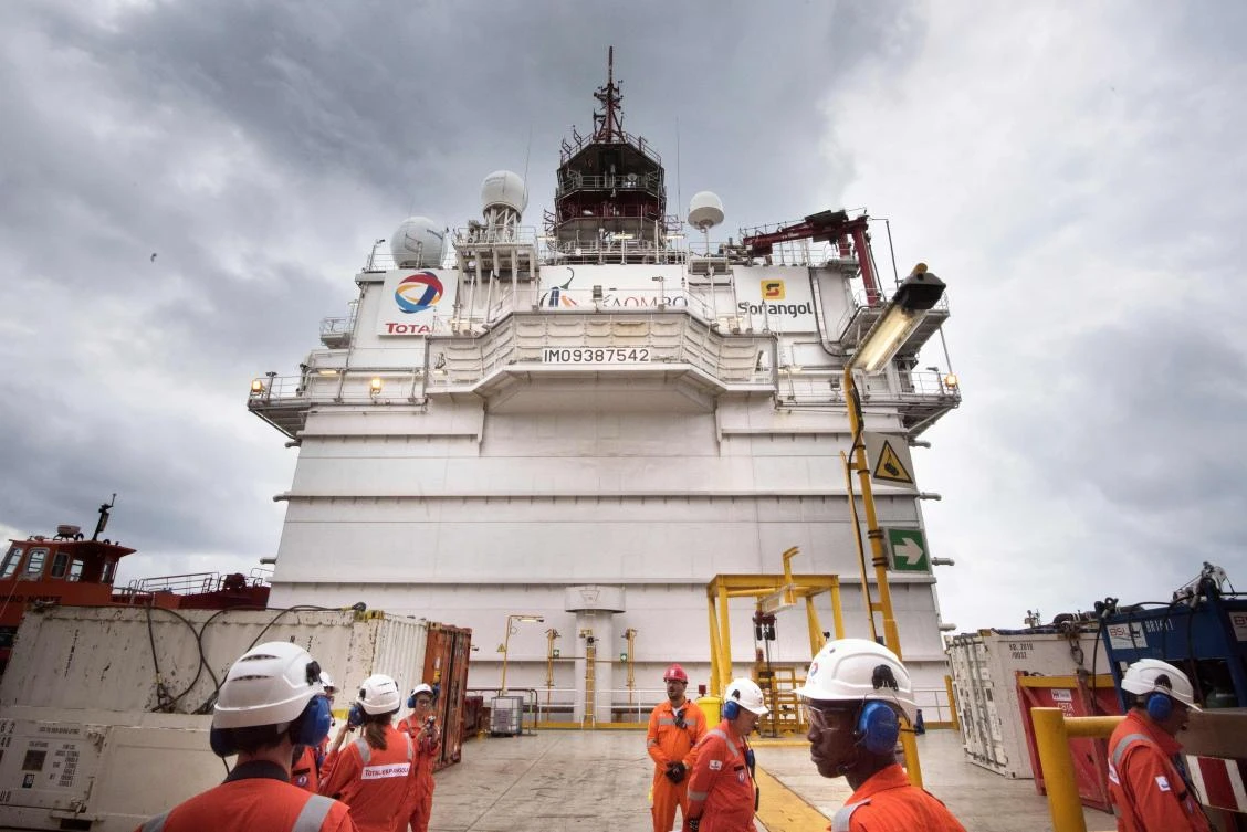 Kaombo Norte, a storage vessel off the coast of Angola. The African country is offering tax breaks to lift production. (AFP)