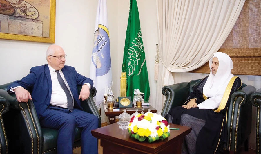 Muslim World League head meets French ministry adviser