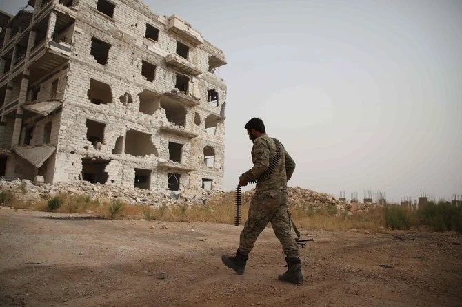 Militants in Syria’s Idlib failed to meet a deadline to leave a planned buffer zone ringing the country’s last rebel bastion. (AFP)