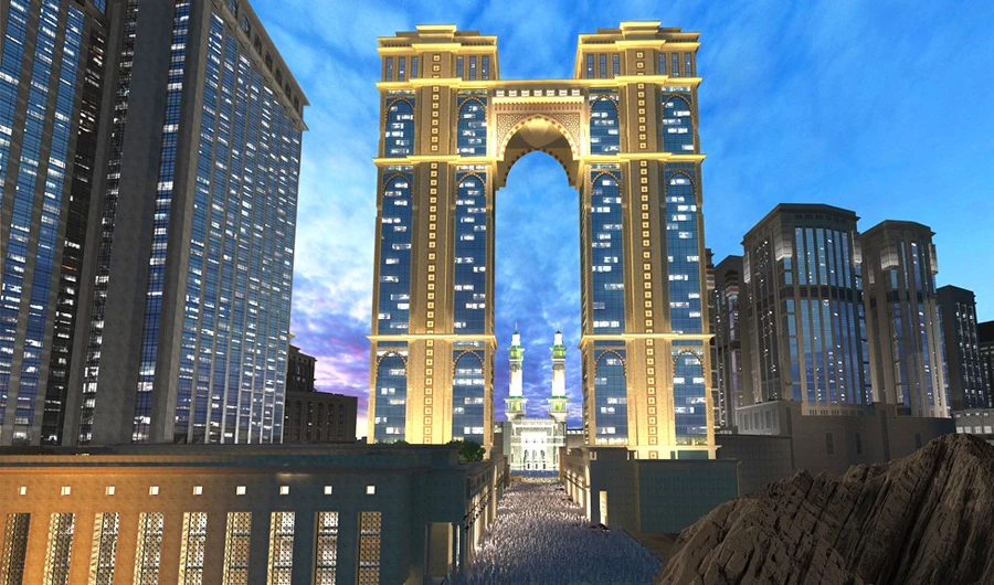 The two towers of Jabal Omar Address Makkah are within walking distance from the Grand Mosque.