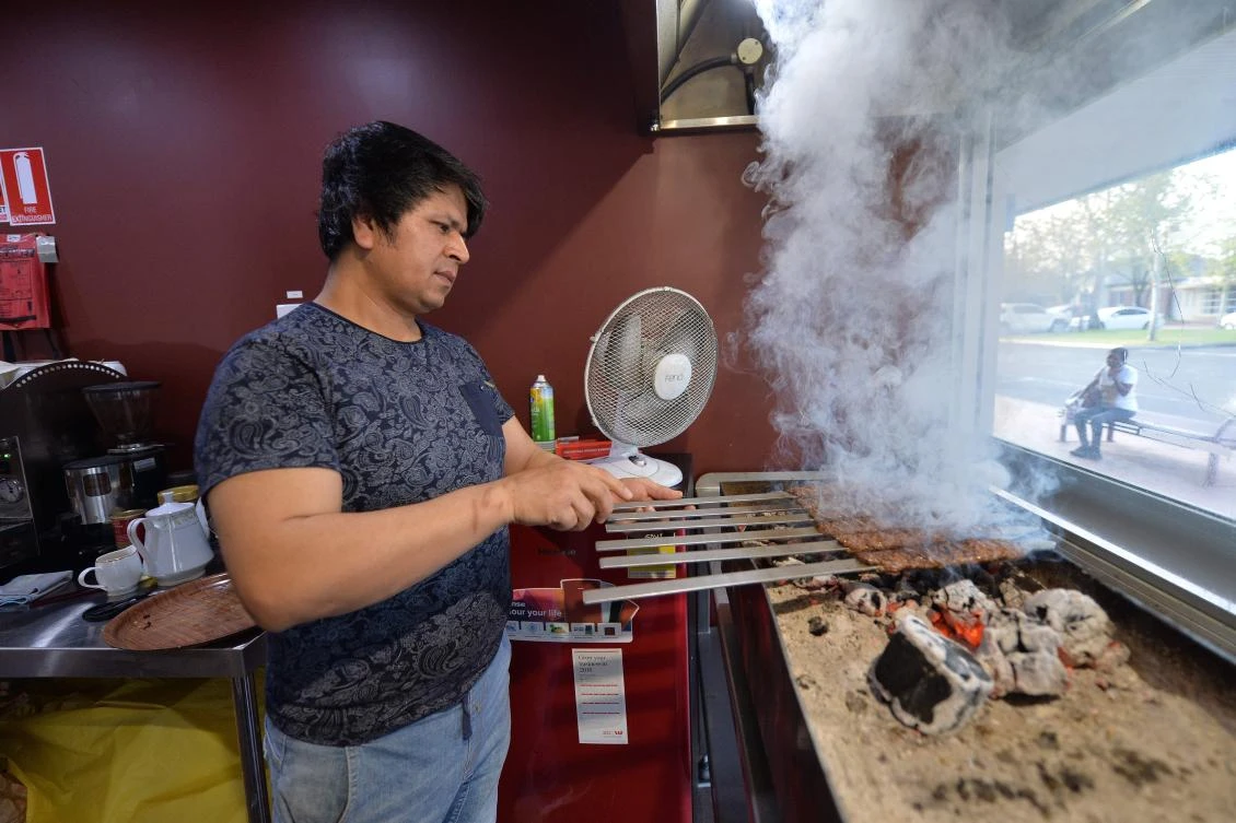 Ali is a 44-year-old Hazara refugee in Griffith. (AFP)