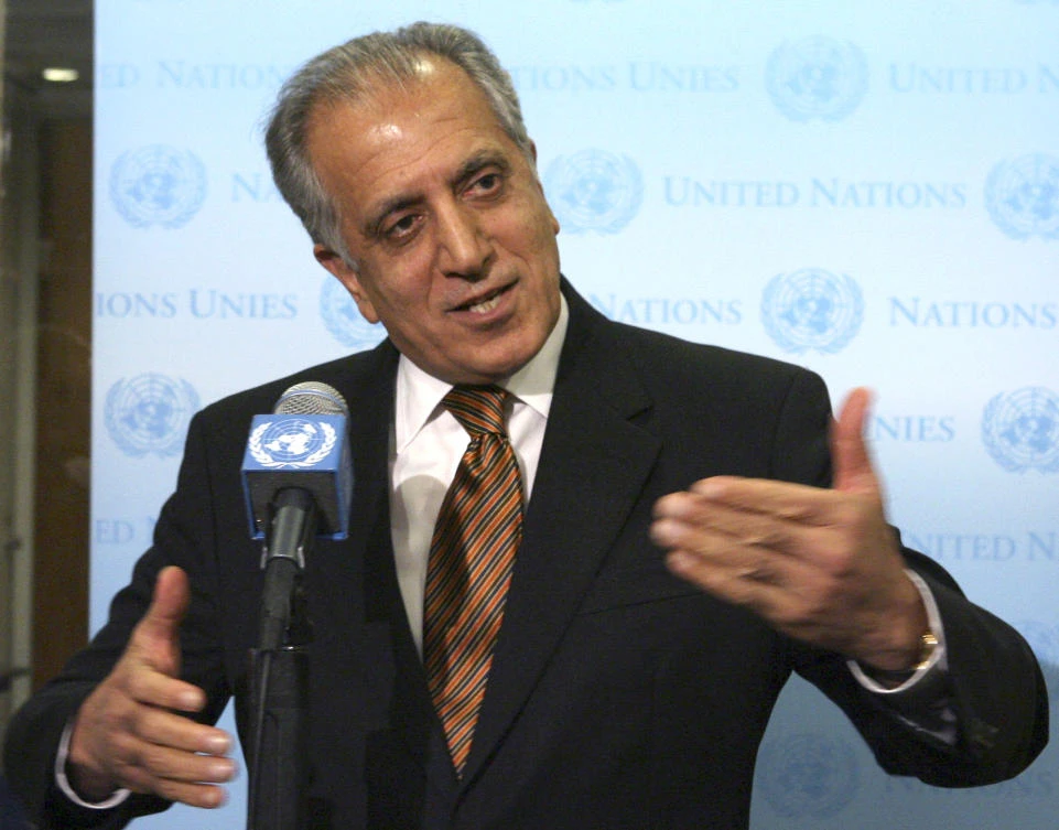 US envoy Zalmay Khalilzad met with Taliban officials in Qatar, where the insurgent has a political office in. (File/AP)