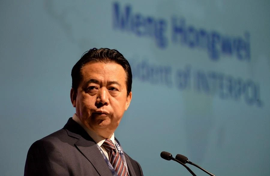 Former Interpol President Meng Hongwei was earlier detained in China. (File/AFP)