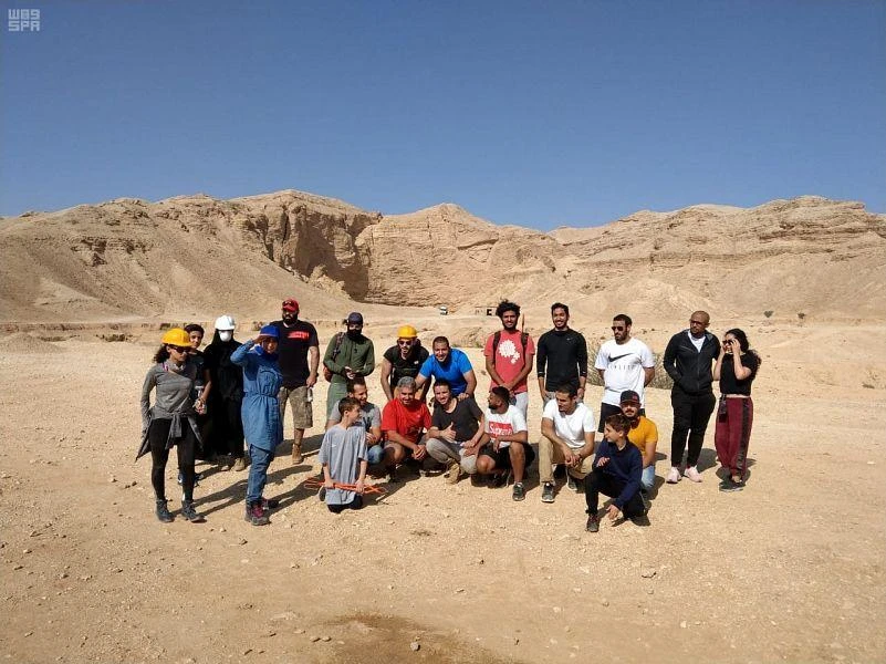 Saudi Arabia’s Ministry of Environment, Water and Agriculture has implemented a cleaning campaign at a touristic site in southern Riyadh. (SPA)