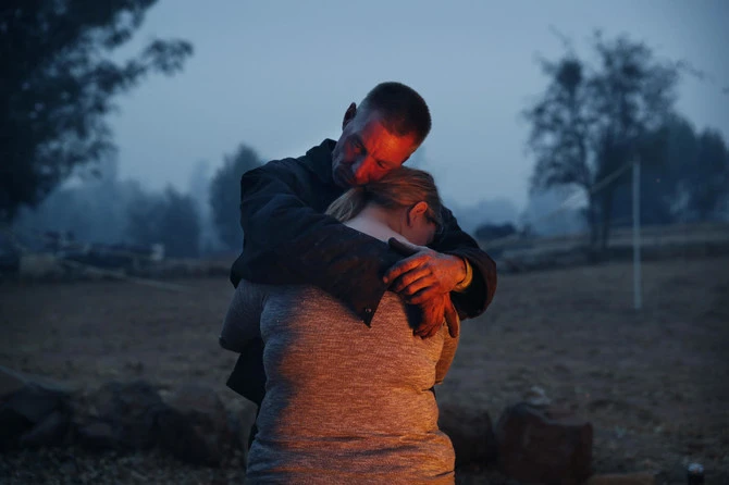 Families lost their homes when killer wildfires ravaged California. (AP)