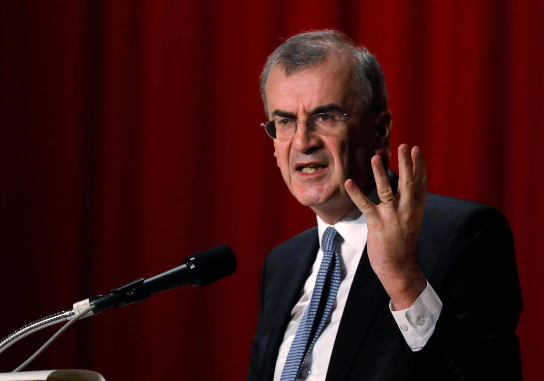European Central Bank policymaker Francois Villeroy de Galhau, who is also governor of the French central bank, is in Tokyo for the Paris Europlace International Financial Forum. (Reuters)