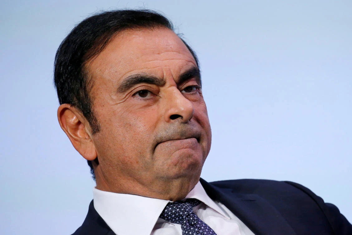 Carlos Ghosn, chairman and CEO of the Renault-Nissan-Mitsubishi Alliance, attends the Tomorrow In Motion event on the eve of press day at the Paris Auto Show, in Paris, France, October 1, 2018. (Reuters)
