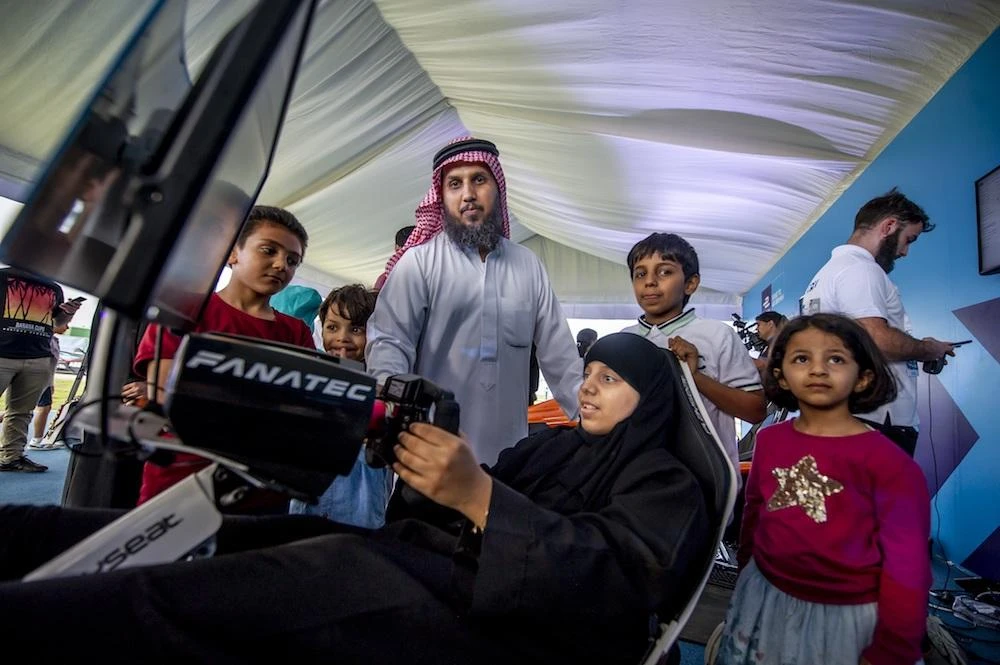 Racing fans in Saudi Arabia are in for a treat next month when the Saudia Ad Diriyah E-Prix comes to the Kingdom and marks Formula E’s debut in the Middle East. (General Sports Authority, Saudi Arabia)