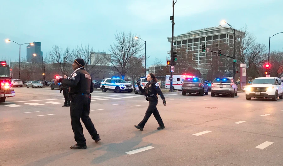 “One possible offender” had been shot. (AP)