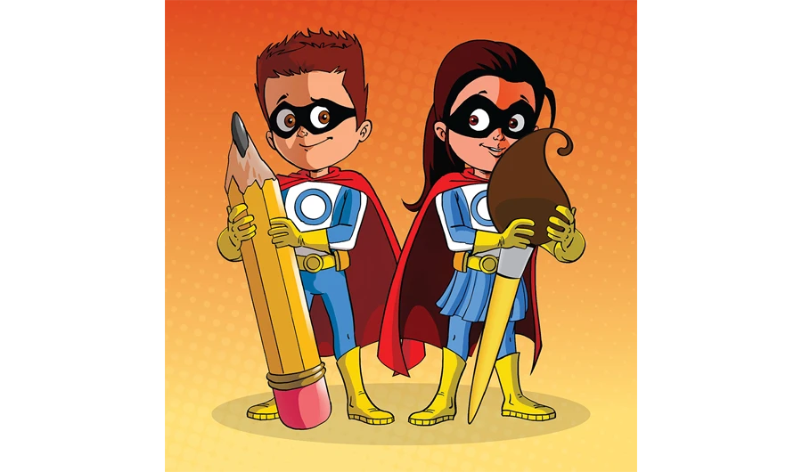 The initiative spreads the message of healthy eating through two superhero characters — Super Sam and Super Sara.
