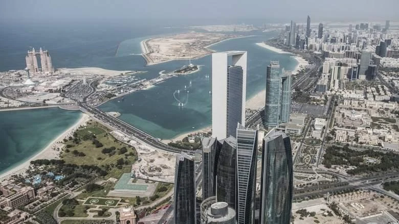 The sovereign ratings of Gulf countries remain unaffected by recent and planned debt-raising activities of government-related entities. Above, an aerial view of Abu Dhabi Corniche. (Reuters)