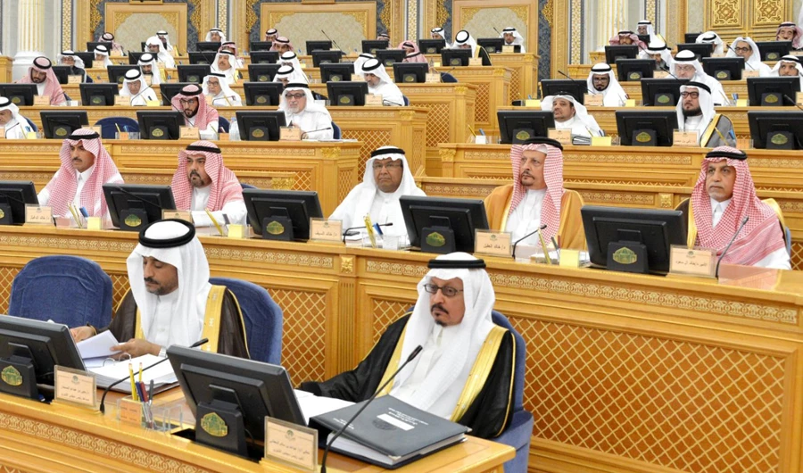 The Shoura Council holds its first ordinary session in Riyadh on Tuesday. (SPA)