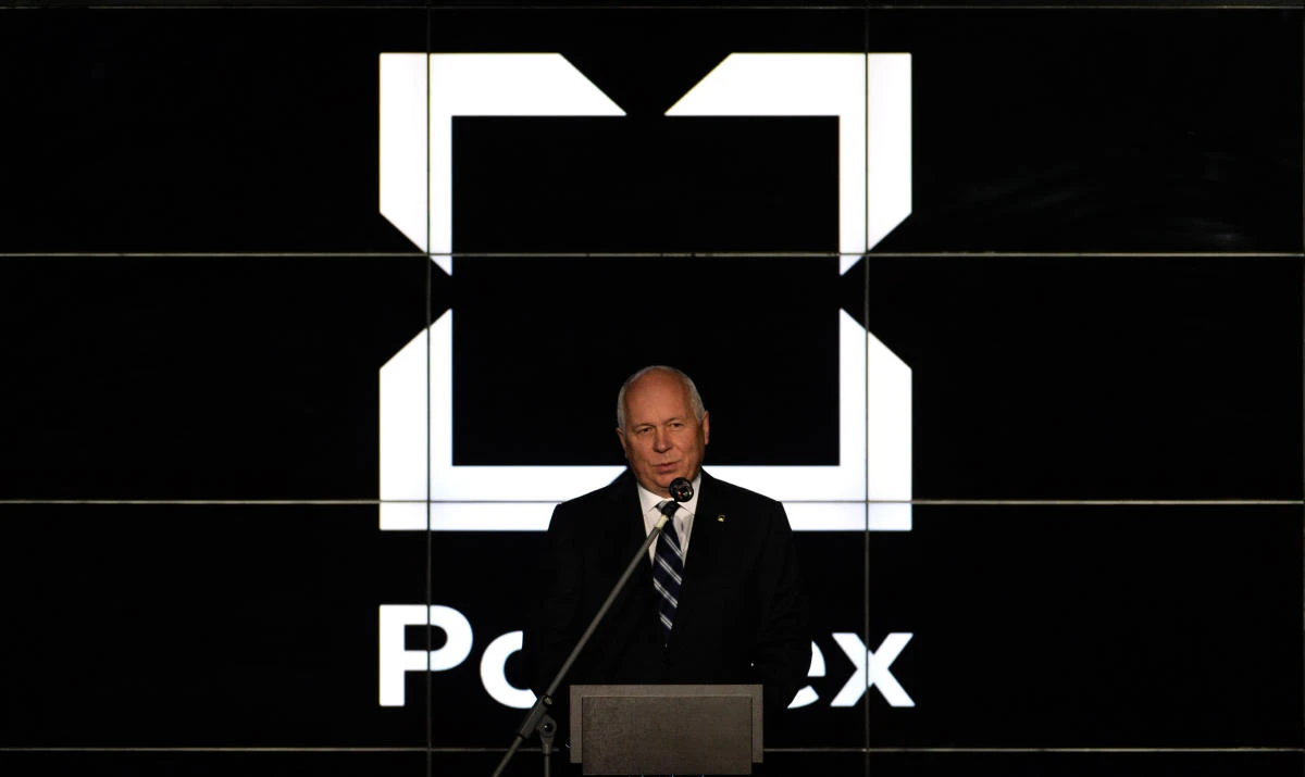 In this file photo taken on December 02, 2014 Russian Technologies Corporation chief executive officer Sergey Chemezov speaks during the presentation of the new logo of the Kalashnikov company in Moscow. (AFP)
