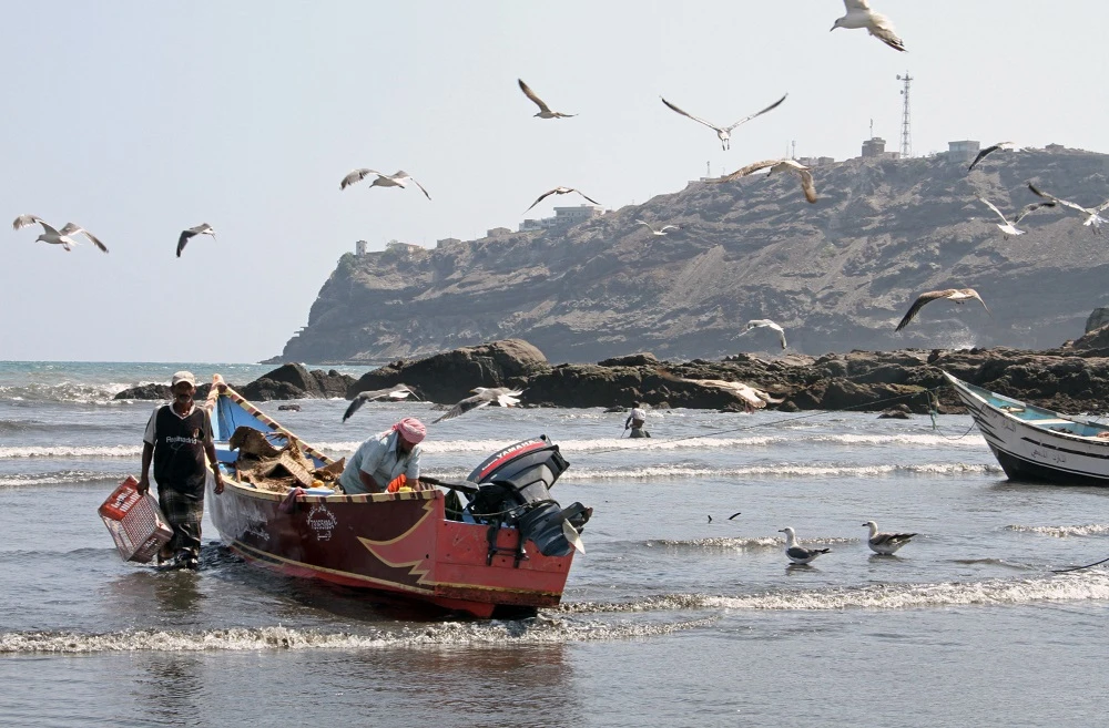 A statement by the fishermen union in Taiz called for action to remove suspicious vessels in the west coast. (File/AFP)