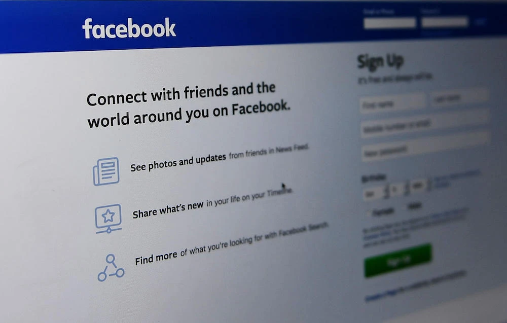 Facebook failed to prevent its platform being used to auction the young girl off for marriage in South Sudan. (File photo / AFP)