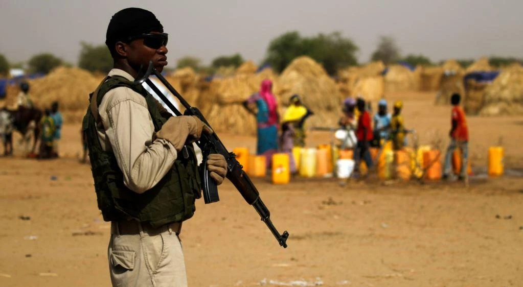 A Nigerien soldier stands guard at a camp near the city of Diffa following attacks by Boko Haram fighters. (Reuters)