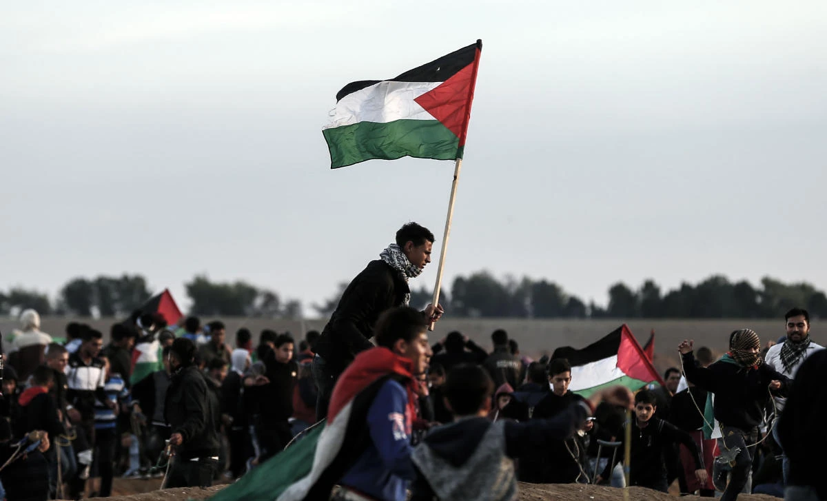 Palestinian FM calls for two-state solution as 14 injured in Gaza protest