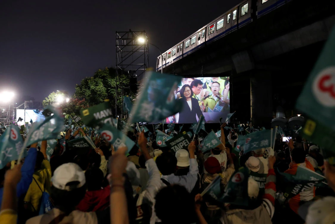 About 19 million Taiwanese are eligible to vote. Results are due by the end of Saturday. (File/Reuters)