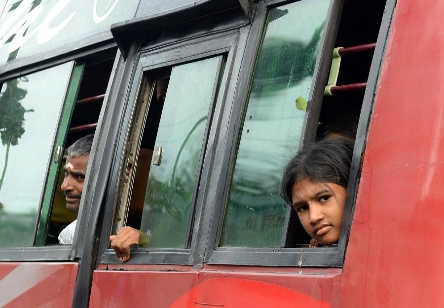 Around 150,000 people die every year on India’s roads. (File/AFP)