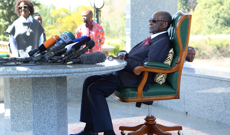 During his later years in power, Mugabe made several medical trips to Singapore. (AP)
