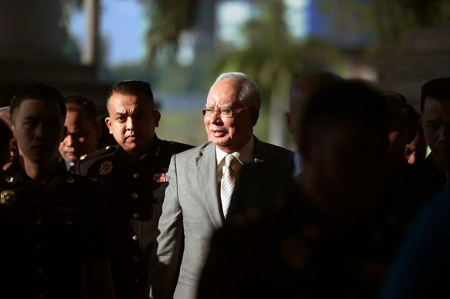 Former Malaysian Prime Minister Najib Razak is facing multiple charges of graft, abuse of power and criminal breach of trust related to 1MDB. (AFP)