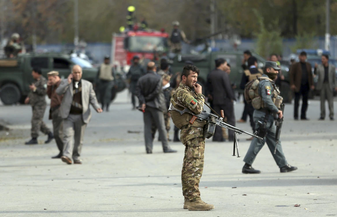 Three policemen were shot and wounded and another 20 were hit by stones thrown by protesters. (File/AP)