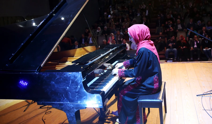 After rescue, Gaza’s only grand piano makes public comeback