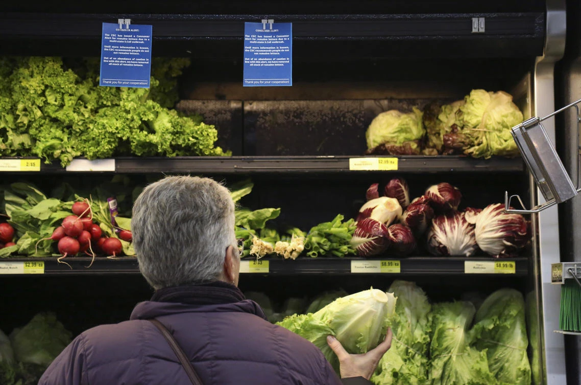 E. coli lettuce outbreak traced to California