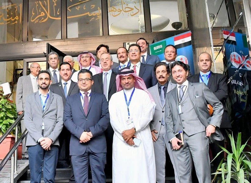 Saudi media delegation visits media institutions in Egypt