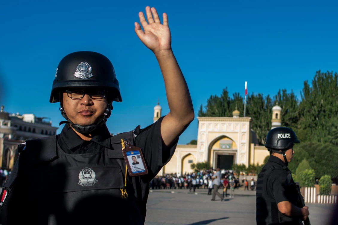 Beijing has in recent months faced an outcry from activists, academics and foreign governments over mass detentions and strict surveillance of the Muslim Uighur minority. (File/AFP)