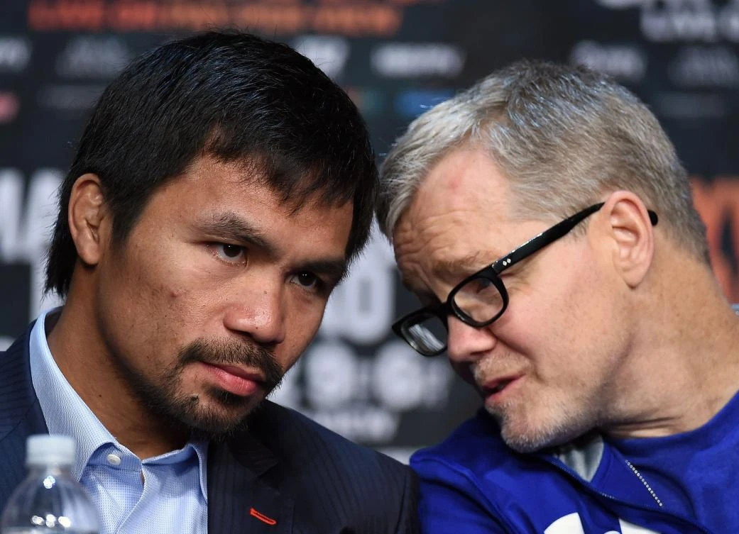The Roach-Pacquiao reunion comes after the men abruptly parted ways, breaking up one of boxing’s most famous double-acts. (AFP)