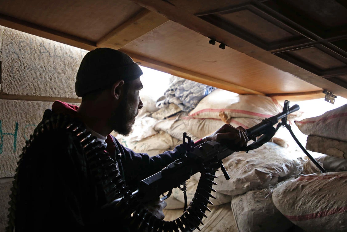 Talks were underway between delegations from the three regional power-brokers as well as the Syrian government and opposition, the ministry said in a statement. (File/AFP)