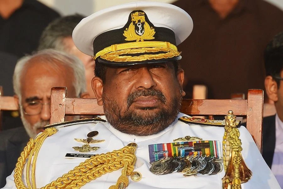 A court on August 29 ordered the arrest of Sri Lanka's top military officer, Admiral Ravindra Wijegunaratne, in connection with the abduction and murder of 11 people during the island's civil war. (File/Lakruwan Wanniarachchi/AFP)